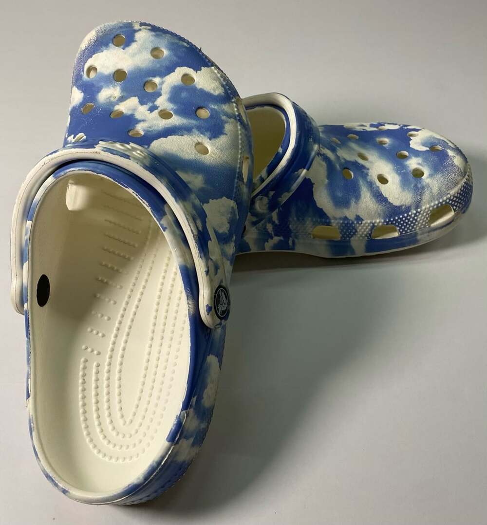 Crocs Classic Out Of This World II Clog Size M6 W8 Blue White